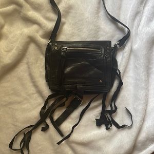 McQ by Alexander McQueen Loveless Lambskin leather crossbody bag RARE